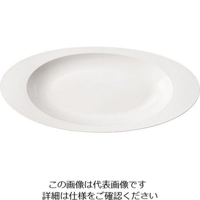 ミヤザキ食器 エコス オーバルプラター 48cm CV4811 1個 62-6831-88（直送品）