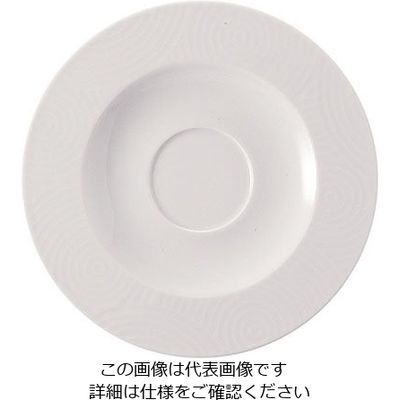 ミヤザキ食器 エコス 兼用ソーサー13cm(12個入) CV0305 1ケース(12個) 62-6831-95（直送品）