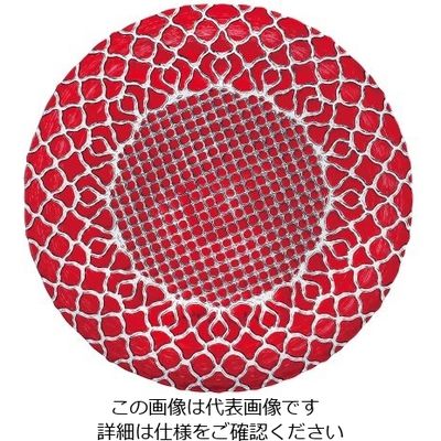 ミヤザキ食器 ハナ プレート 21cm RD HA2101 1枚 62-6834-90（直送品）