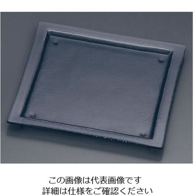 遠藤商事 タイガーグラス スクエアプレート280 162ー191ー01 グレー 62-6835-58 1枚（直送品）