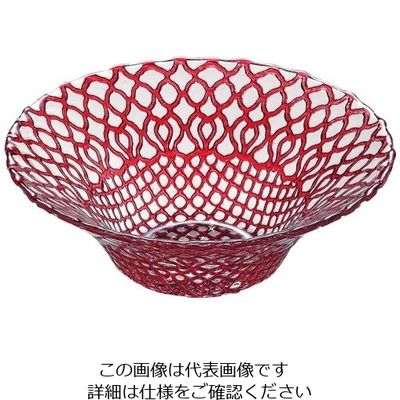 ミヤザキ食器 ハナ ボール 16cm RD HA1603 1個 62-6834-96（直送品）