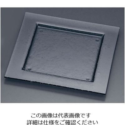 遠藤商事 タイガーグラス スクエアプレート320 161ー192ー01 グレー 62-6835-56 1枚（直送品）