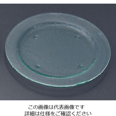 遠藤商事 タイガーグラス ラウンドプレート 270 クリア 162-031-02 1枚 62-6835-87（直送品）