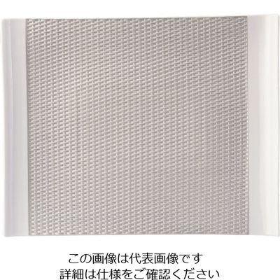 ミヤザキ食器 ウィーブ トレー30cm シルバー WE3001 1個 62-6836-22（直送品）