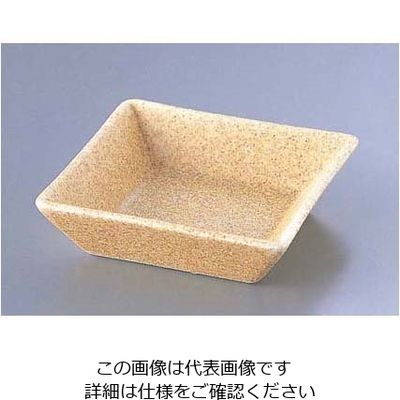 遠藤商事 MATT 角小付NO91肌伊賀 62-6840-72 1個（直送品）