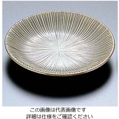 エムズジャパン 千段・織部 4.0皿 T03-91 1枚 62-6841-12（直送品）
