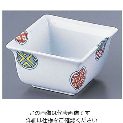 遠藤商事 AZ4ー265 イングレ丸紋角小鉢 62-6842-08 1個（直送品）