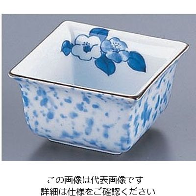 遠藤商事 AZ4ー266 椿角小鉢 62-6842-09 1個（直送品）