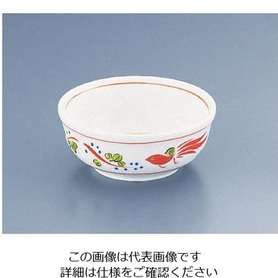 遠藤商事 AZ4ー268 イングレ赤花鳥小鉢 62-6842-20 1個（直送品）