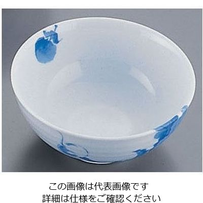 遠藤商事 染付かぶら絵 丸飯碗 62-6843-83 1個（直送品）