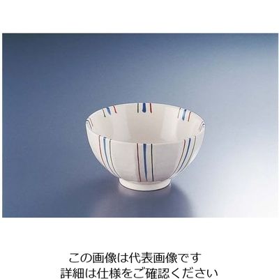 遠藤商事 三色十草飯碗 62-6843-94 1個（直送品）