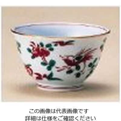 遠藤商事 赤絵千茶 62-6844-27 1個（直送品）