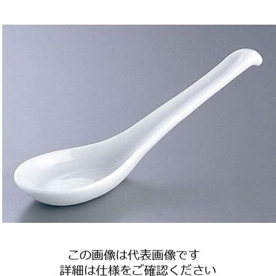 遠藤商事 ホワイト 強化レンゲ大 62-6848-01 1個（直送品）