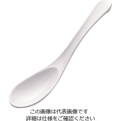 台和 スリムスプーン 白 62-6848-92 1個（直送品）