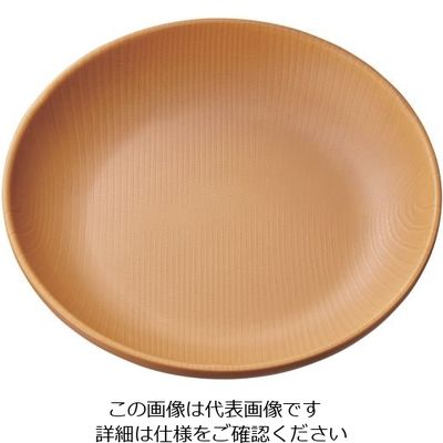 台和 ウォールナ プレート 21cm ライトブラウン 62-6852-20 1枚（直送品）