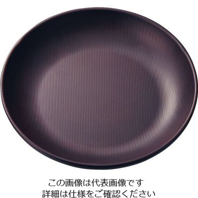 台和 ウォールナ プレート 21cm ダークブラウン 62-6852-21 1枚（直送品）