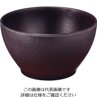 台和 ウォールナ ボール 10cm ダークブラウン 62-6852-30 1個（直送品）