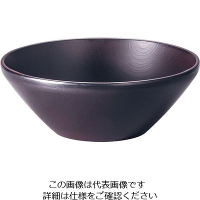 台和 ウォールナ サラダボール 15cm ダークブラウン 62-6852-42 1個（直送品）
