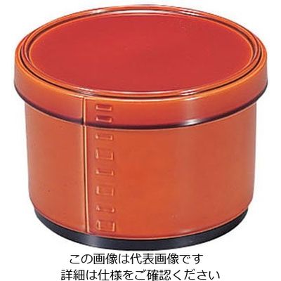若泉漆器 メンパ飯器 中 春慶内黒塗 1ー221ー8 62-6854-23 1個（直送品）