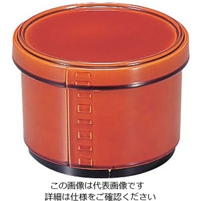 若泉漆器 メンパ飯器 小 春慶内黒塗 1ー221ー7 62-6854-22 1個（直送品）