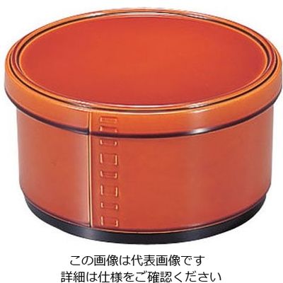 若泉漆器 メンパ飯器 大 春慶内黒塗 1ー221ー9 62-6854-24 1個（直送品）