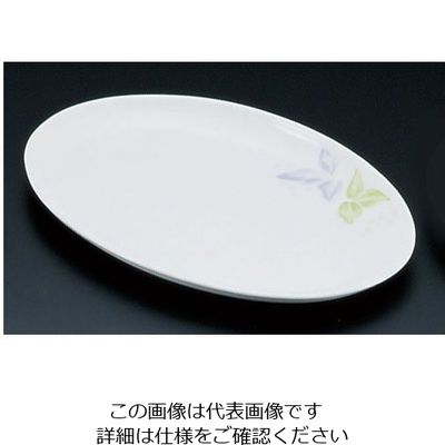 遠藤商事 キューセラ洋ぶどうシリーズ 小判皿15230ーYB 62-6857-04 1枚（直送品）