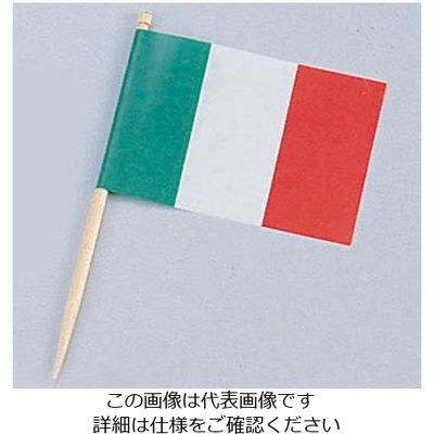 大黒工業 ランチ旗 イタリア(200本入) 62-6856-10 1ケース(200本)（直送品）