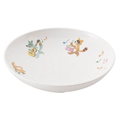 遠藤商事 メラミンお子様食器「プチまる」 2705ーPM 14cm平皿 62-6856-79 1枚（直送品）