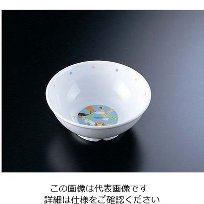 遠藤商事 高強度磁器 ハローシリーズ Hー008 子供用茶碗 62-6857-44 1個（直送品）