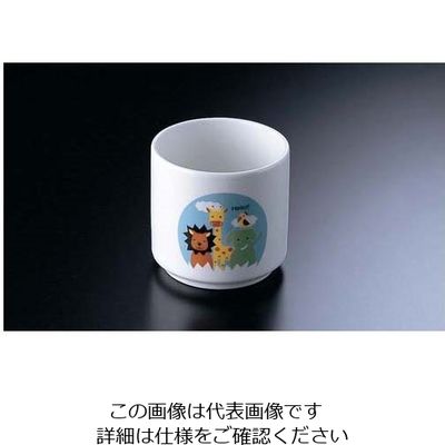 遠藤商事 高強度磁器 ハローシリーズ Hー001 湯呑(中) 62-6857-47 1個（直送品）