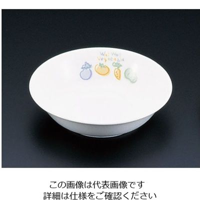 遠藤商事 キッズメイト ベジタブル 深皿 62-6857-53 1枚（直送品）