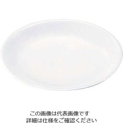 遠藤商事 高強度磁器 ホワイト 8インチ 大皿 WH-026 1枚 62-6857-91（直送品）