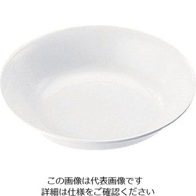 遠藤商事 高強度磁器 ホワイト フルーツ皿 WH-015 1枚 62-6857-94（直送品）