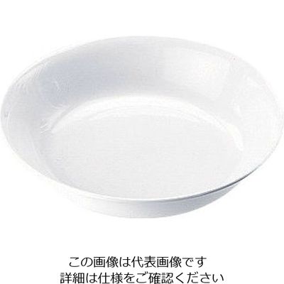 遠藤商事 高強度磁器 ホワイト 7インチ深皿 WH-024 1枚 62-6857-99（直送品）