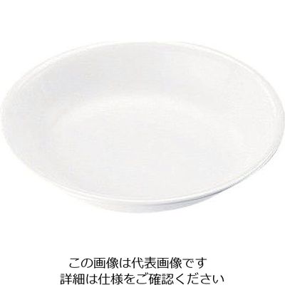 遠藤商事 高強度磁器 ホワイト 8インチ深皿 WH-027 1枚 62-6858-01（直送品）