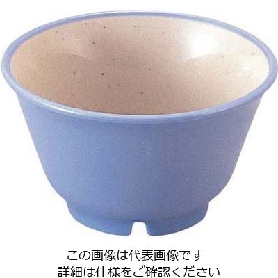 遠藤商事 二色湯呑 SWー122 バイオレットブルー/内ストーン 62-6858-33 1個（直送品）