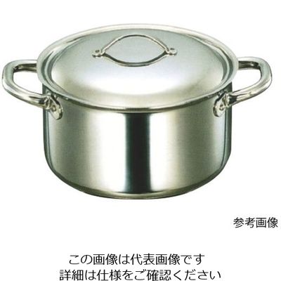 アズワン プロシードII 深型両手鍋 24cm 62-8165-45 1個（直送品）