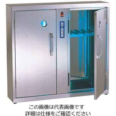 アズワン 18ー8殺菌灯付包丁差しキンキラー (12本用) 62-8223-04 1個（直送品）