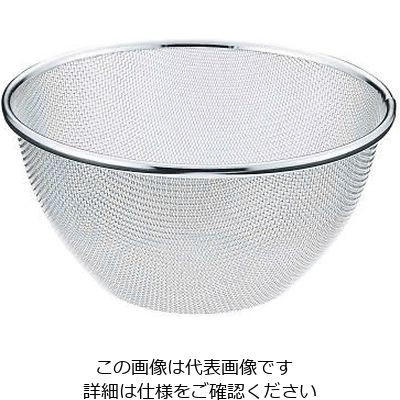 新越ワークス TSステンレス頑丈なザル 深型 (12メッシュ)13cm 63-1249-93 1個（直送品）