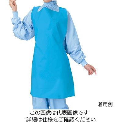 ホワイトマックス レッジェーロン ウレタンエプロン ミニタイプ ブルー E-56 B 1枚 62-9849-28（直送品）