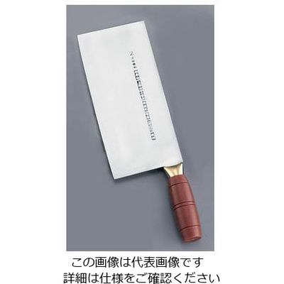 遠藤商事 陳枝記 カラー中華包丁 ブラウン KF1912BR 1本 63-1252-66（直送品）