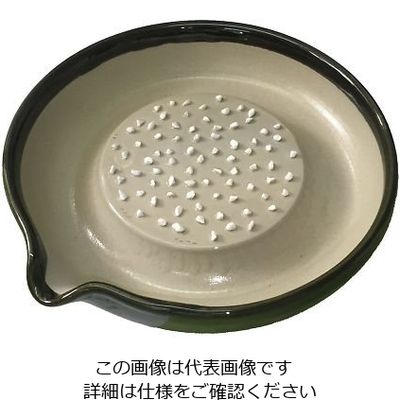 元重製陶所 大粒セラミックおろし皿(シリコン付) 18cm 63-1253-14 1個（直送品）