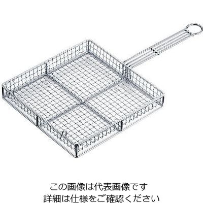 遠藤商事 18ー8 地鶏焼き網 蓋無し 大 63-1254-63 1個（直送品）
