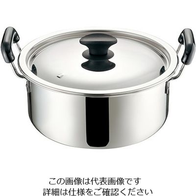 エムテートリマツ PCEモリブデンプロ&煮込鍋(新つまみ付) 39cm 63-1417-78 1個（直送品）