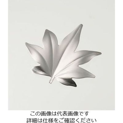 遠藤商事 18ー8葉枝(はし)おき 紅葉 シルバー 63-1261-03 1個（直送品）