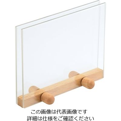 丸山ステンレス メニュースタンドホルダー兼用(W) 10001309 1個 63-1289-28（直送品）