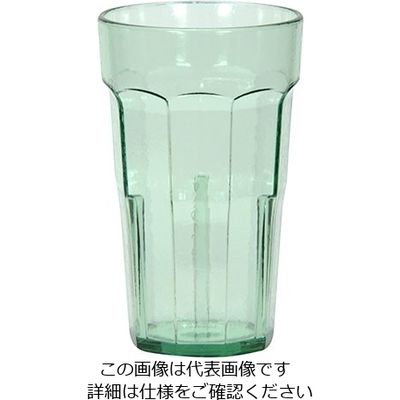 丸山ステンレス PR プラスチックカップ10オンス グリーン 10001302 1個 63-1289-30（直送品）