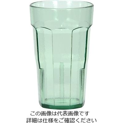 丸山ステンレス PR プラスチックカップ12オンス グリーン 10001304 1個 63-1289-32（直送品）