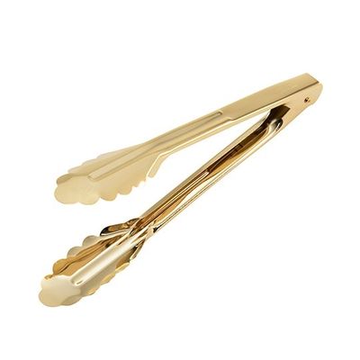 丸山ステンレス 万能トング ゴールド 小 11922009 1個 63-1289-38（直送品）