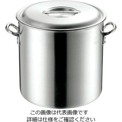 エムテートリマツ プロガストアルミ寸胴鍋(目盛付) 48cm 63-1416-57 1個（直送品）